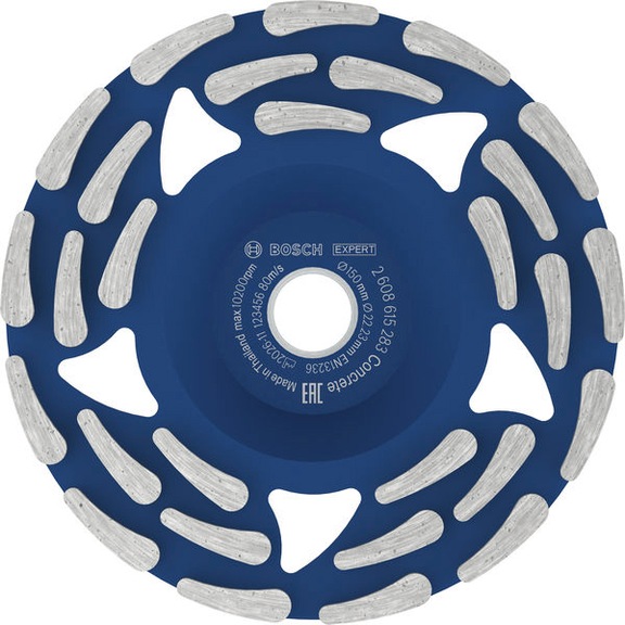 BOSCH EXPERT Concrete Topfscheibe long life, 150&times;22,23&times;5&nbsp;mm 2608615283 - EXPERT Concrete Topfscheibe long life