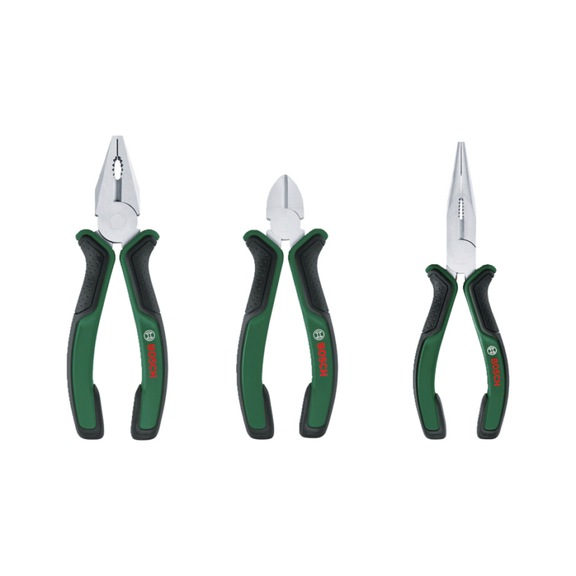 BOSCH Hand tools: Pliers set, 3-piece 1600A02C0S - Pliers set