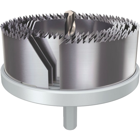 BOSCH Wood and Drywall hole saw set with shank holder 2608594505 - Hole saw set