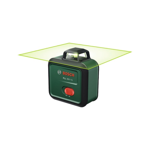 BOSCH Linienlaser PLL 360-1G, 1 x Akku BA 3.6V 2.0Ah 0603663M00 - Punkt- und Linienlaser