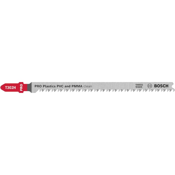 BOSCH PRO Plastics PVC and PMMA clean T302H Stichs&auml;geblatt 132&nbsp;mm, 5 teilig 2608667053 - S&auml;geblatt f&uuml;r Stichs&auml;ge