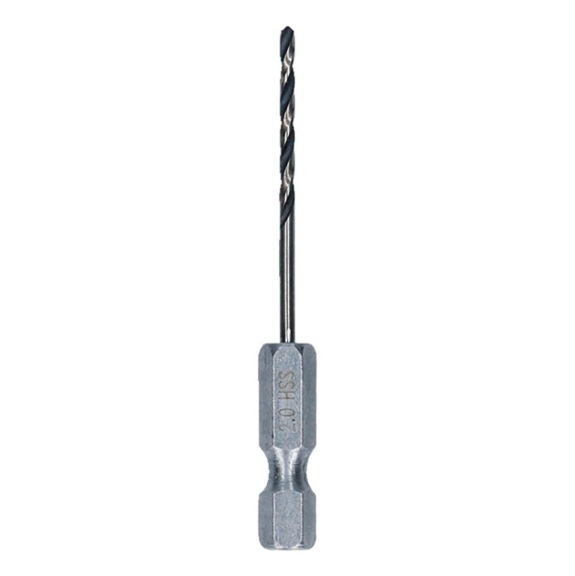BOSCH Metal HSS Spiralbohrer, 2 x 24 x 60 mm, HEX 1/4 Schaft 2608577863 - Metal HSS Spiralbohrer
