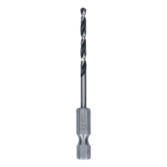 BOSCH Metal HSS twist drill, 3 x 33 x 72 mm, HEX 1/4 shank 2608577865 - Metal HSS twist drill
