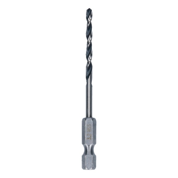 BOSCH Metal HSS twist drill, 3.2 x 36 x 75 mm, HEX 1/4 shank 2608577866 - Metal HSS twist drill