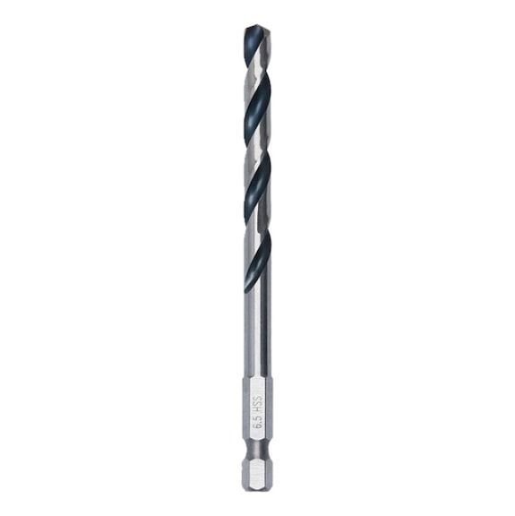 BOSCH Metal HSS Spiralbohrer, 6,5 x 63 x 107 mm, HEX 1/4 Schaft 2608577875 - Metal HSS Spiralbohrer