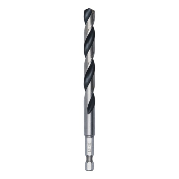 BOSCH Metal HSS twist drill, 9 x 81 x 125 mm, HEX 1/4 shank 2608577881 - Metal HSS twist drill