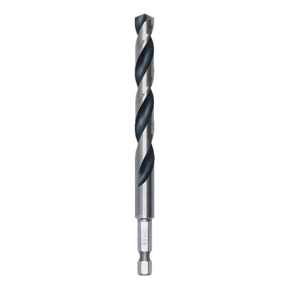 BOSCH Metal HSS Spiralbohrer, 9,5 x 81 x 125 mm, HEX 1/4 Schaft 2608577882 - Metal HSS Spiralbohrer