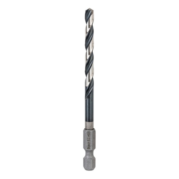 BOSCH PRO Metal HSS-G Impact Spiralbohrer, 5&nbsp;x&nbsp;52&nbsp;x 91&nbsp;mm 2608577573 - PRO Metal HSS-G Impact Spiralbohrer