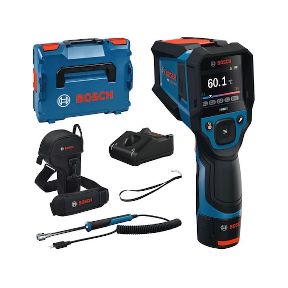 BOSCH Thermodetektor GIS12V-800-16, 1 x Akku GBA 12V 2.0Ah in L-BOXX 0601083B01 - Thermodetektor