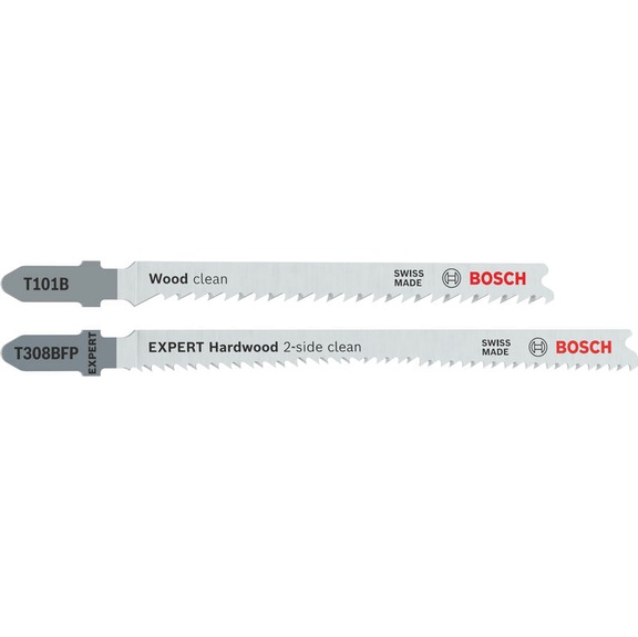 BOSCH Hardwood 2-side clean T308BFP Stichs&auml;gebl&auml;tterSet 26-teilig 2608665462 - S&auml;geblatt (Teile)