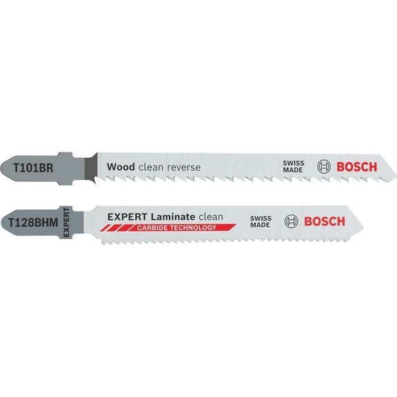 BOSCH Laminate clean T128BHM Stichs&auml;gebl&auml;tter-Set 26-teilig 2608665463 - S&auml;geblatt (Teile)