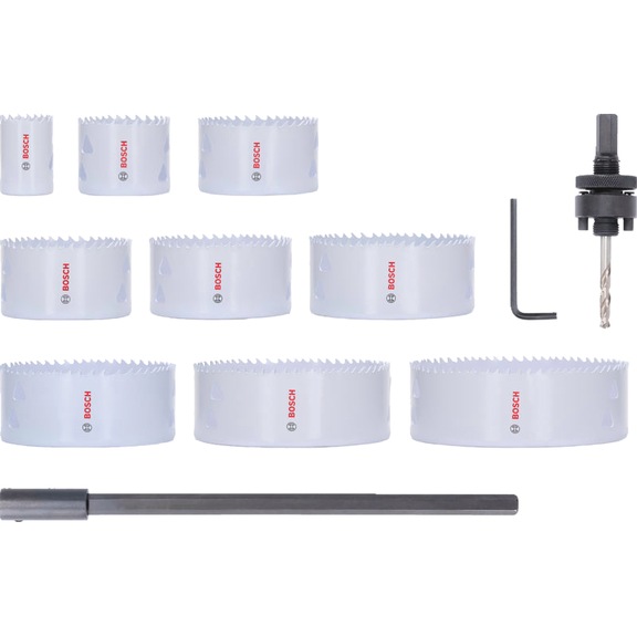 BOSCH Multi Material Lochs&auml;gen-Set mit Gewinde 2608594615 - Lochs&auml;gen-Satz