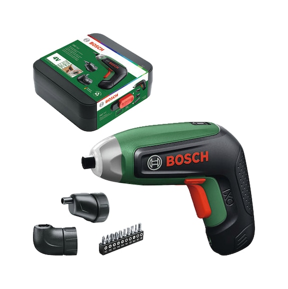 BOSCH IXO 8 screwdriver set, 1 x BA 4V 2.0Ah battery, storage box 06039G4001 - Screwdriver (cordless)