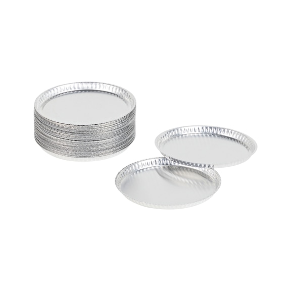 KERN 50x aluminium sample pans for DAB, DBS 60-3, TDIS-/TDLG-A - Plateaux d'&eacute;chantillons en aluminium