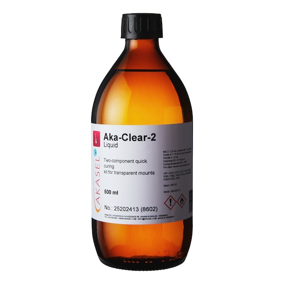 AKASEL AKA-CLEAR 2 Liquid H&auml;rter 0,5 Liter - Aka-Clear 2 Liquide H&auml;rter