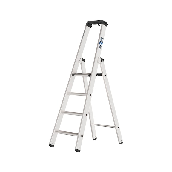ATORN Aluminium step ladder, 1x4 steps - Aluminium step ladder