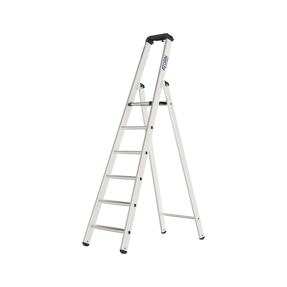 ATORN Aluminium step ladder, 1x6 steps |PROMOTION - Aluminium step ladder |PROMOTION
