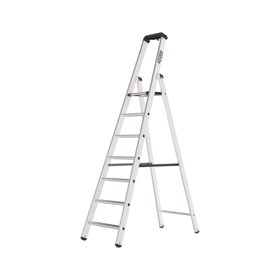 ATORN Aluminium step ladder, 1x7 steps - Aluminium step ladder