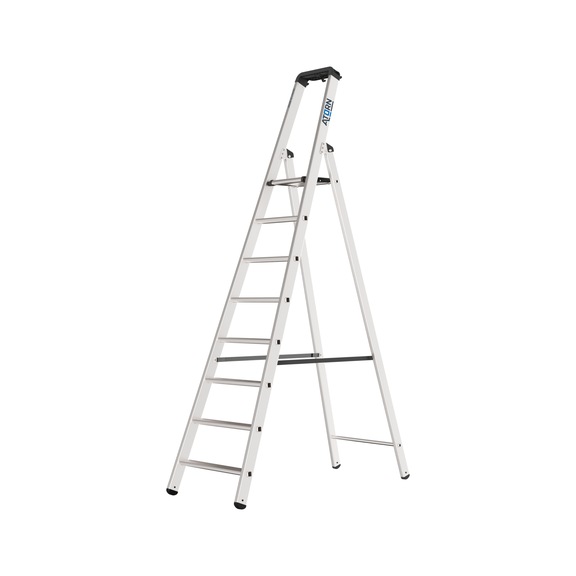 ATORN Aluminium step ladder, 1x8 steps - Aluminium step ladder