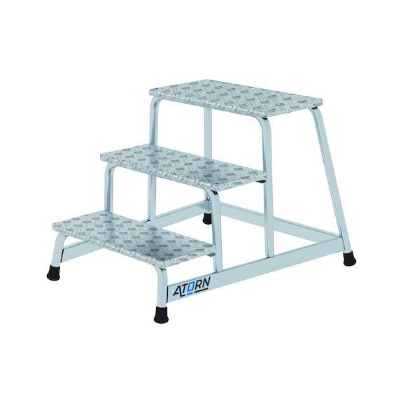 ATORN Aluminium machine step, 3 steps - Aluminium service platforms