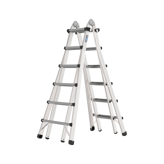 ATORN Aluminium telescopic ladder 4x6 |PROMOTION - Aluminium telescopic ladder |PROMOTION