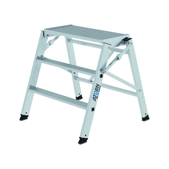 ATORN Aluminium step stool 2x3 steps - Aluminium step stool