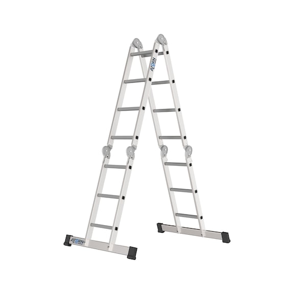 ATORN Multi-purpose ladder 2x3+2x4 - Multi-purpose aluminium ladder