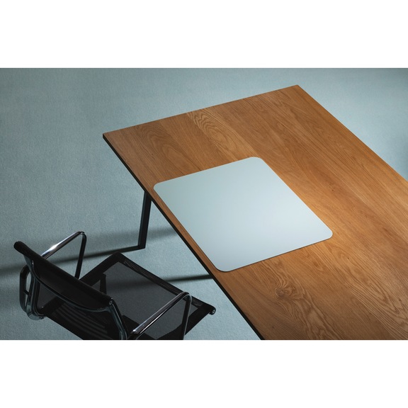 RS OFFICE PRODUCTS Purosens Stijl desk pad, 60 cm x 50 cm, Soft Aqua - Desk pad Purosens Stijl