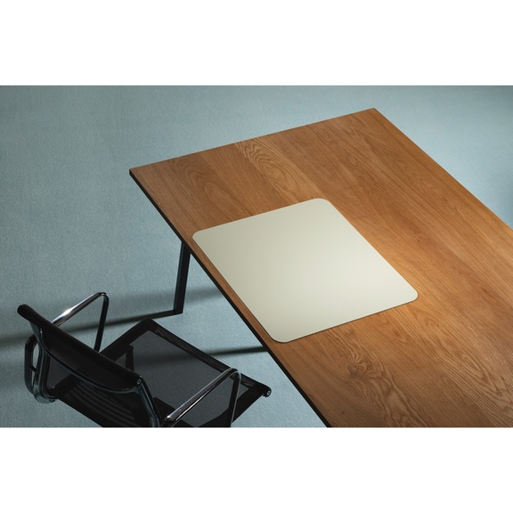 RS OFFICE PRODUCTS Purosens Stijl desk pad, 60 cm x 50 cm, Soft Pistacio - Desk pad Purosens Stijl