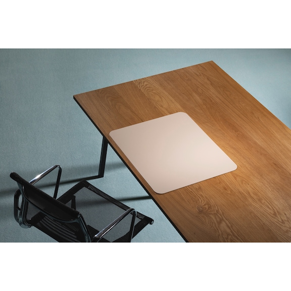 RS OFFICE PRODUCTS Purosens Stijl desk pad, 60 cm x 50 cm, Soft Rose - Desk pad Purosens Stijl