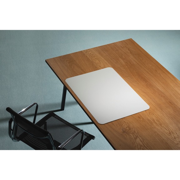 RS OFFICE PRODUCTS Purosens Stijl desk pad, 70 cm x 50 cm, Stone White - Desk pad Purosens Stijl