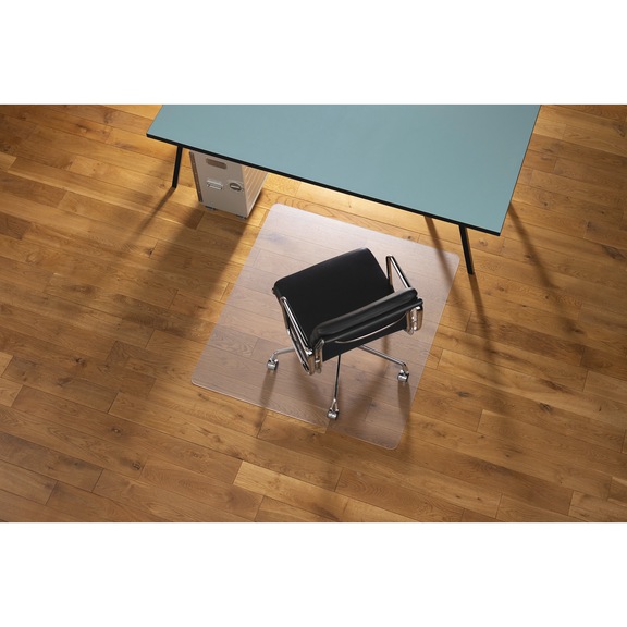 RS OFFICE PRODUCTS Ecogrip Heavy chair mat, underside with VAB anti-slip coating, 110 cm x 120 cm - Chair mat Ecogrip Heavy