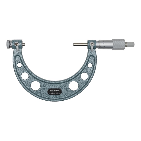 MITUTOYO Screw thread micrometer 126-128 75 mm to 100 mm - Screw thread micrometers, Series 126