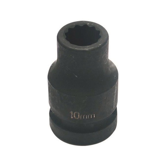 ACTION Heavy-duty socket 3/8 inch x 1/4 inch 12-point, length 30 mm DO65810008 - Actuator 3/8 inch