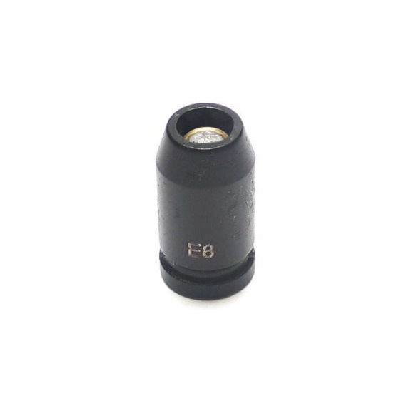 ACTION Magnetic external TX socket 1/4 inch x E8, length 25 mm DO6330N008 - Drive unit 1/4 inch