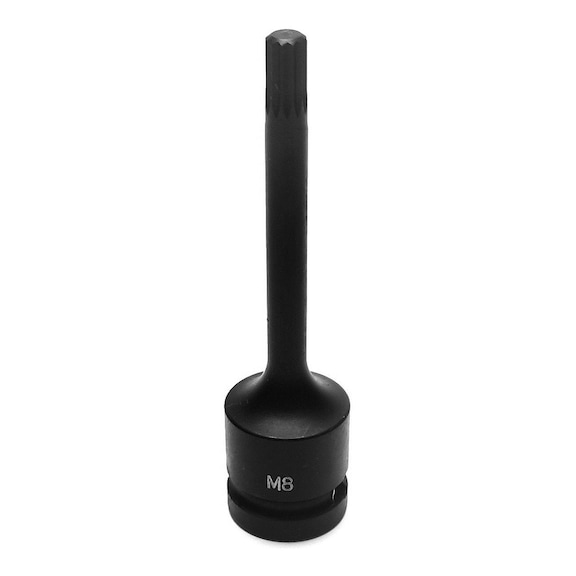ACTION Power socket 3/8 inch x M5 internal multi-tooth, length 120 mm DO65218005 - Actuator 3/8 inch