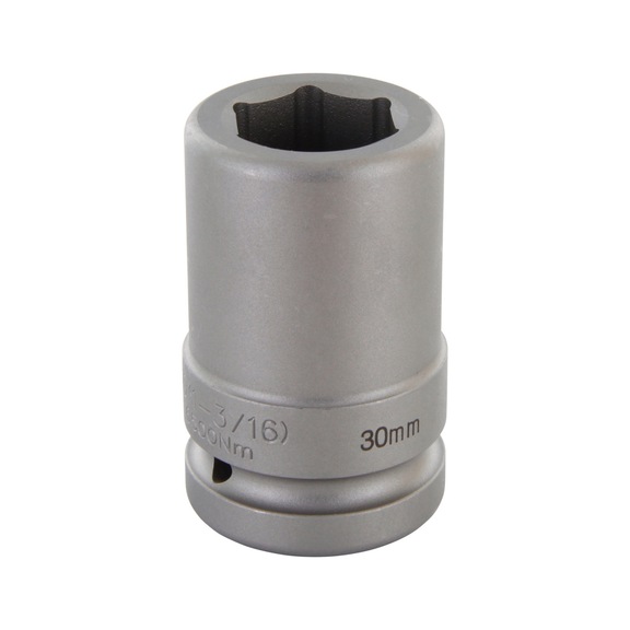 ACTION Torque socket for high-torque screwdrivers, 1 inch x 30 mm, DO6055S030 - Actuator 1 inch