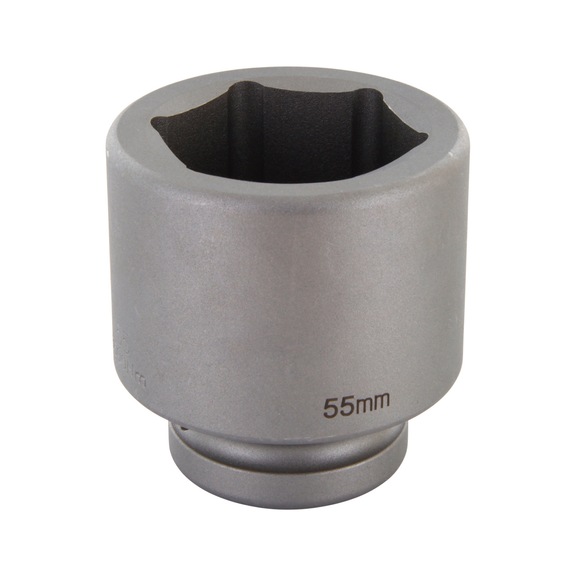 ACTION High-torque socket for high-torque screwdrivers, 1 inch x 55 mm, DO6055S055 - Actuator 1 inch