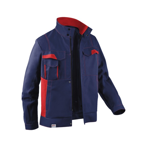 K&Uuml;BLER Jacket, dark blue/medium red, size 56 1345 3411-4855-56 - IMAGE DRESS NEW DESIGN Jacket