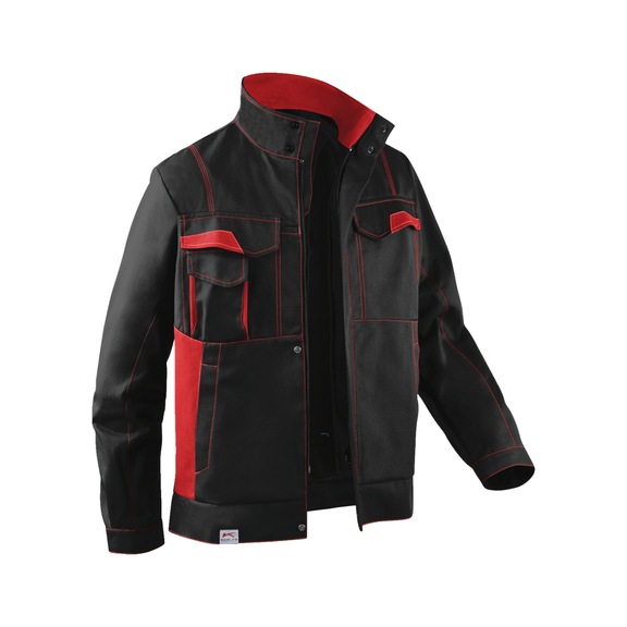 K&Uuml;BLER Jacket, black/medium red, size 44 1345 3411-9955-44 - IMAGE DRESS NEW DESIGN Jacket