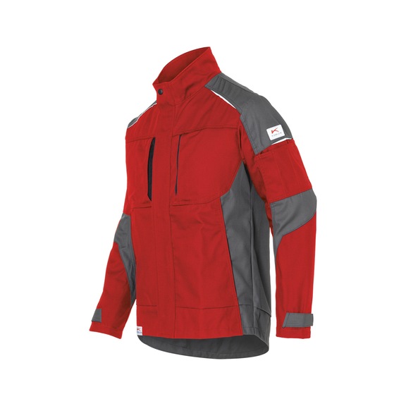 K&Uuml;BLER Jacke mittelrot/anthrazit Gr&ouml;&szlig;e 4XL 1250 3421-5597-4XL - ACTIVIQ cotton+ Jacke