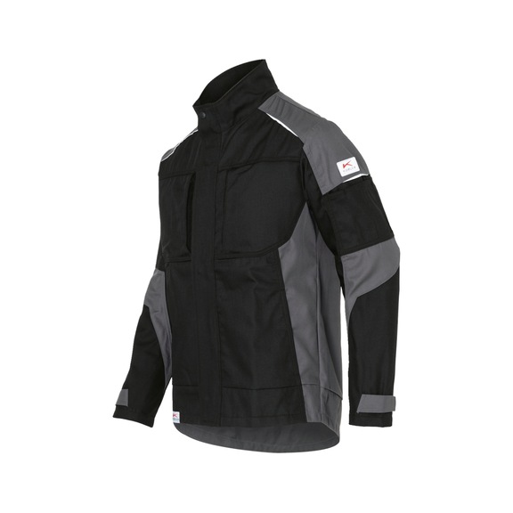K&Uuml;BLER Jacke schwarz/anthrazit Gr&ouml;&szlig;e XXL 1250 3421-9997-XXL - ACTIVIQ cotton+ Jacke