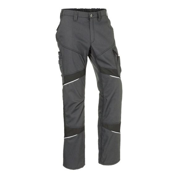 K&Uuml;BLER ACTIVIQ Lightweight Trousers, Charcoal Grey/Black, Size 24 2250 3311-9799-24 - ACTIVIQ Lightweight Trousers