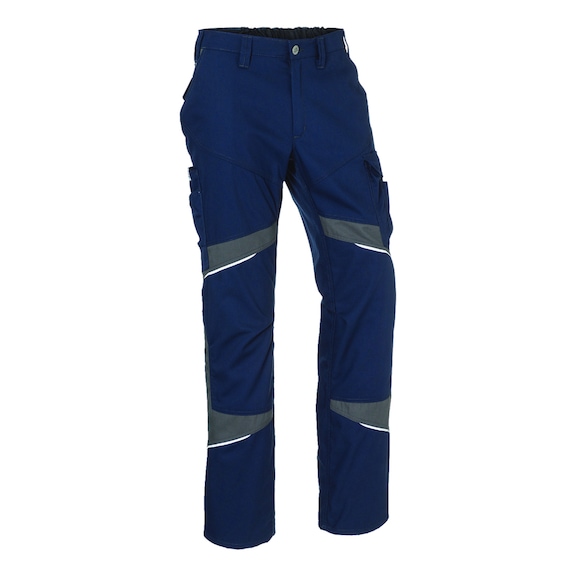 K&Uuml;BLER Trousers, dark blue/anthracite, size 25 2250 3421-4897-25 - ACTIVIQ cotton+ trousers