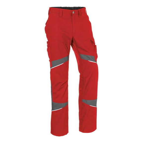 K&Uuml;BLER Hose mittelrot/anthrazit Gr&ouml;&szlig;e 25 2250 3421-5597-25 - ACTIVIQ cotton+ Hose