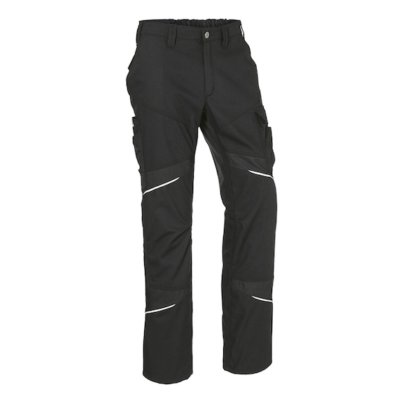 K&Uuml;BLER Black trousers, size 31 2250 3421-99-31 - ACTIVIQ cotton+ trousers