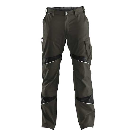 K&Uuml;BLER HIGH trousers, olive/black, size 27 2350 5365-6699-27 - ACTIVIQ Trousers HIGH