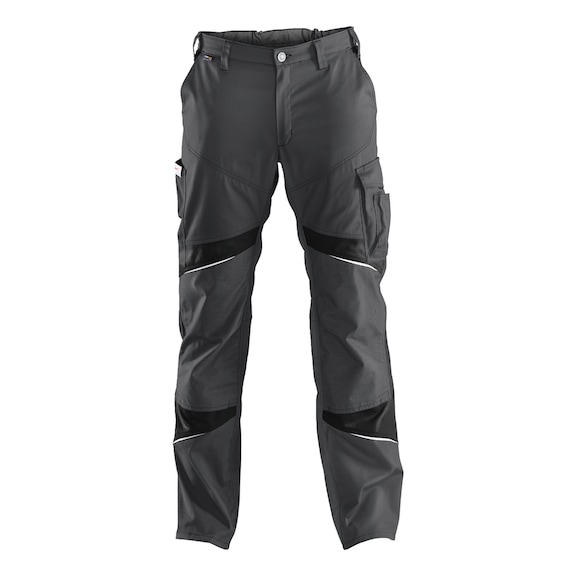 K&Uuml;BLER HIGH PSA 2 trousers, anthracite/black, size 26 2355 3421-9799-26 - ACTIVIQ cotton+ Trousers HIGH PSA 2