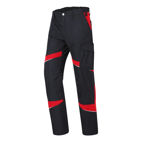 K&Uuml;BLER Hose HIGH PSA 2 schwarz/mittelrot Gr&ouml;&szlig;e 25 2355 3421-9955-25 - ACTIVIQ cotton+ Hose HIGH PSA 2