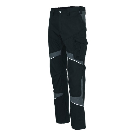 K&Uuml;BLER Damenhose schwarz/anthrazit Gr&ouml;&szlig;e 42 2550 3421-9997-42 - ACTIVIQ cotton+ Damenhose